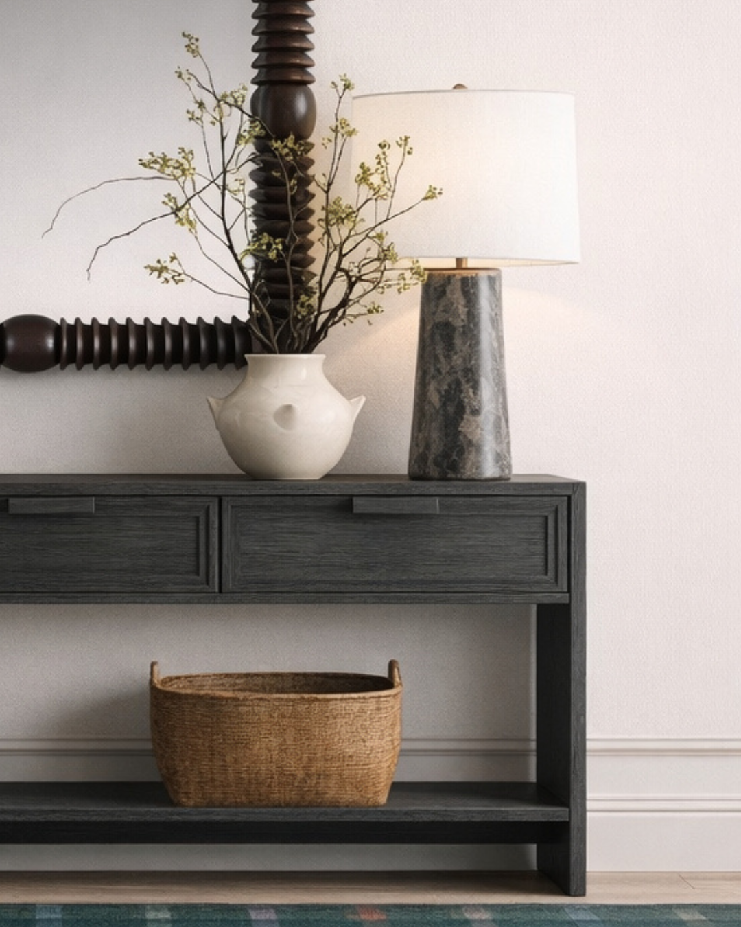 Noir Sculptural Ceramic Vessel
